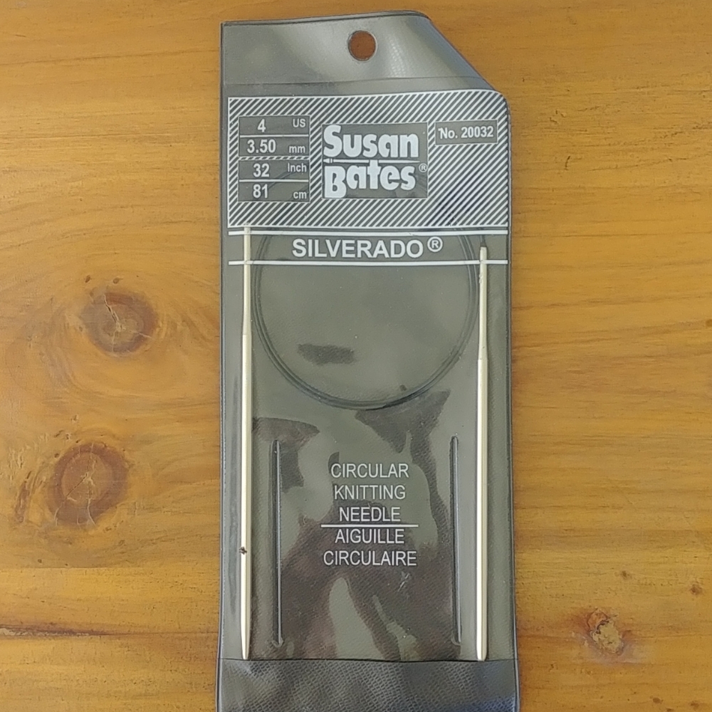 Susan Bates Silverado circular knitting needle